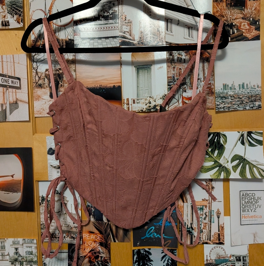 Windsor Lace Up Corset Top